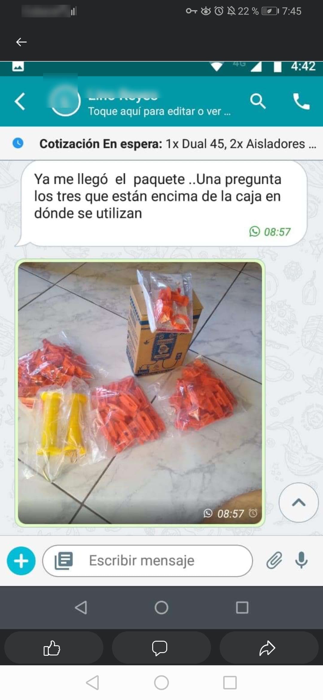 Entrega o instalación compartida 3 de equipo ElektroChoke