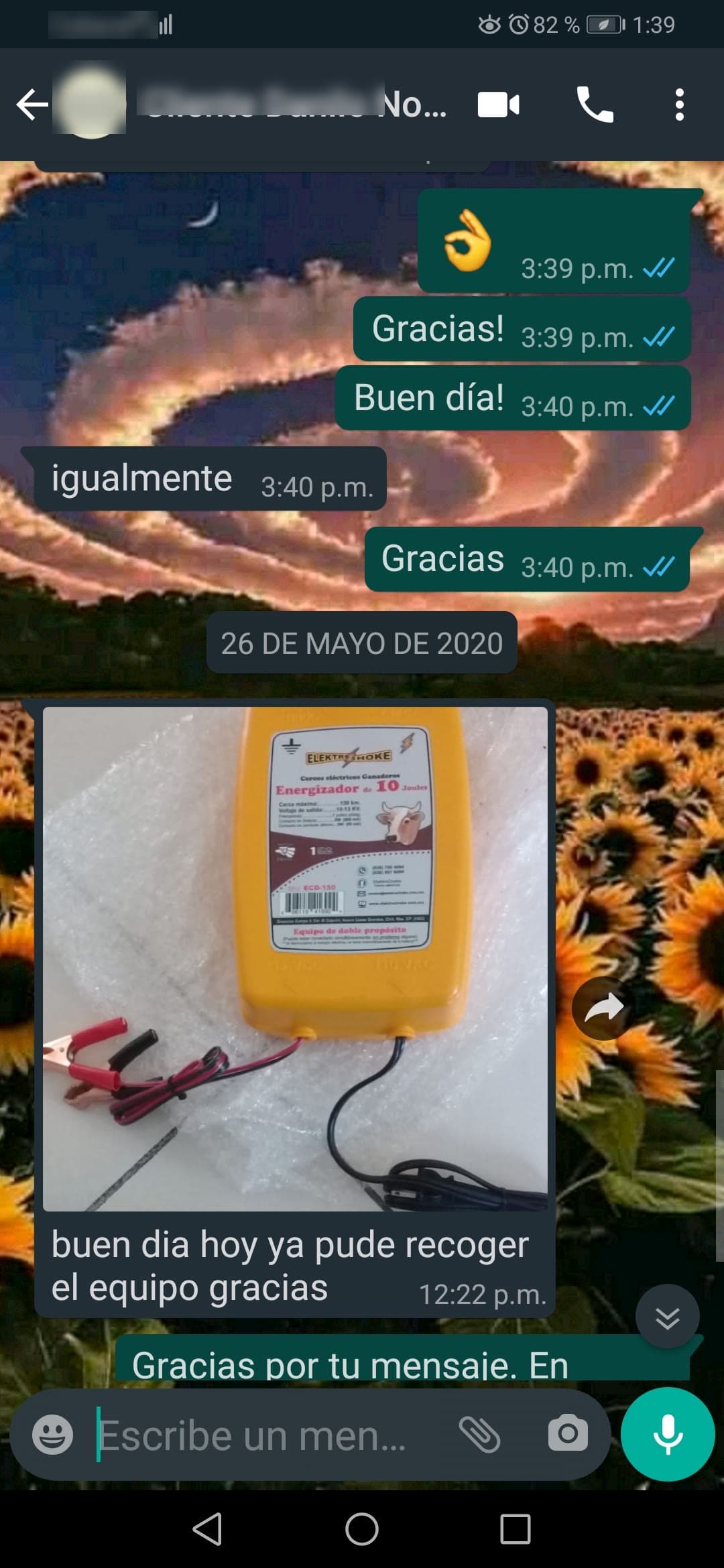 Entrega o instalación compartida 12 de equipo ElektroChoke